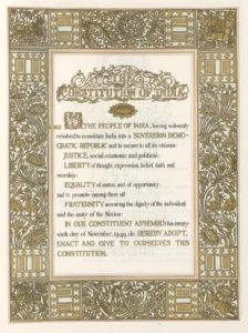 Preamble of Constitution Of India